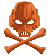 Orange Skull