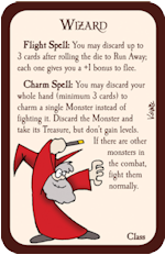 Wizard class card