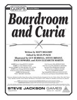 GURPS Boardroom and Curia – Cover