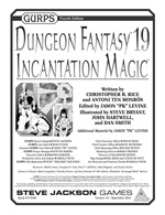 GURPS Dungeon Fantasy 19: Incantation Magic – Cover