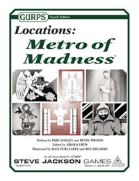 GURPS Metro of Madness – Cover