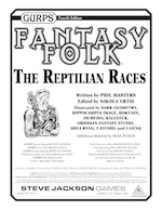 GURPS Fantasy Folk: The Reptilian Races – Cover