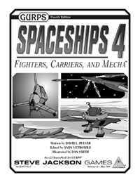 GURPS Spaceships 4: Fighters, Carriers, and Mecha – Cover
