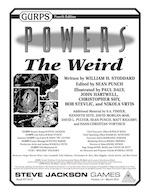 GURPS Powers: The Weird – Cover