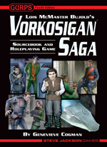 Lois McMaster Bujold's Vorkosigan Saga Sourcebook and Roleplaying Game – Cover
