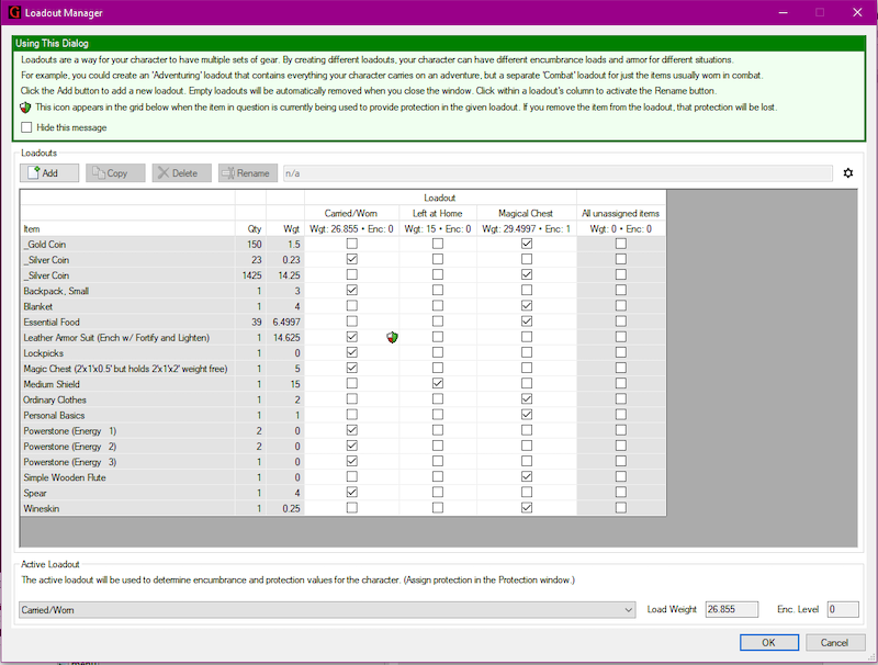 Loadout Manager