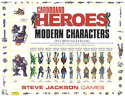 Cardboard Heroes Modern Characters
