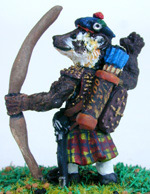Highlander Longbowman from Rear