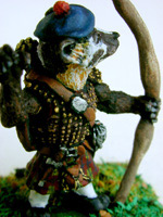Highlander Longbowman Detail Shot