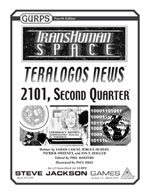 Transhuman Space: Teralogos News – 2101, Second Quarter – Cover